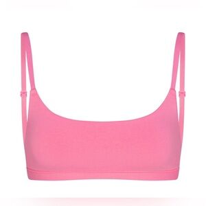 NWOT SKIMS Cotton Jersey Scoop Bralette.